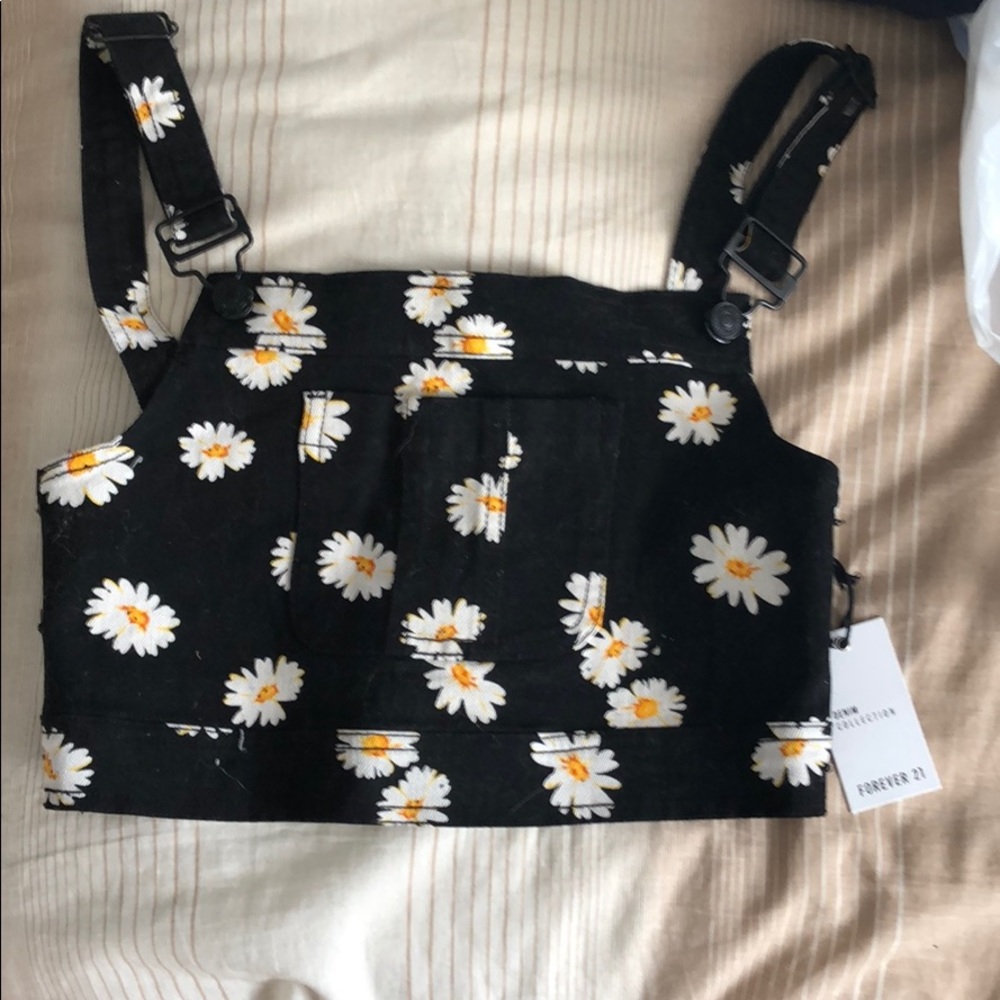 forever 21 overall style crop top